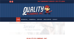 Desktop Screenshot of getqualityplumbing.com