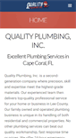 Mobile Screenshot of getqualityplumbing.com